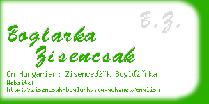 boglarka zisencsak business card